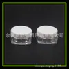 Crema Blanca 5G Botella de Crema Muestra 5ml Caja de Belleza Caja Cosmética Botella de Crema para Mascarilla Facial