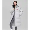 Abrigo de Algodón Unisex con Capucha de Longitud Media por Encima de la Rodilla, Estilo Nuevo Invierno 2026, Holgado y Engrosado para Calidez, Chaqueta de Pareja