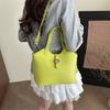 Bolsa Vintage Feminina Grande Capacidade 2025 Primavera e Verão Nova Versátil Bolsa Transversal Casual Portátil Trabalho Deslocamento Sacola Tote