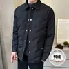 Chaqueta de Plumón para Hombre Tangkezher Otoño e Invierno con Cuello de Solapa, Moderna, Versátil, Holgada, Informal, Abrigo Cálido para Hombre Venta al por Mayor