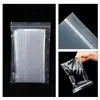 Bolsas Rectangulares Largas de PE con Autocierre, Bolsas Rectangulares Delgadas para Regalo, Bolsas de Empaque de Plástico Transparente para Accesorios Rectangulares