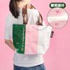 Bolsas de Mano Tejidas Personalizadas Transfronterizas en Stock, Bolsas de Compras Tejidas Regalo Creativo, Bolsas Tejidas Impermeables Laminadas de Gran Capacidad