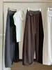 Estilo preguiçoso e relaxado emagrecimento casual calças de perna larga curvas femininas outono 2026 estilo coreano cintura elástica cordão moda casual calças banana