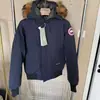 Chaqueta de plumón Canada Goose Modelo 01 Chaqueta de piloto Chilliwack Unisex Parka para pareja con auténtico pelo de lobo