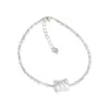 Pulsera de Plata de Ley S925 Fragmentada de Cintura Pequeña para Mujer, Lujo Ligero, Diseño Único, Joyería Casual y Versátil