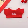 Ropa para muñeca de 10 cm, camiseta de manga corta, chaleco para muñeca, colección de atuendos para muñeca Labubu de 17 cm