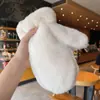 Guantes de Oso Fresa Estilo Dibujo Animado Lindo, Forro Polar Otoño e Invierno, Engrosados, Cálidos, Casuales, Felpa, Dedos Completos, Para Ciclismo, Colgantes para el Cuello