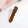 Pinza para el Cabello con Diseño Lateral Ondulado, Pinza Metálica Hueca de Color Caramelo de Alta Gama, Pinza para Flequillo, Accesorio para el Cabello de Pato, Adorno Lindo para el Cabello
