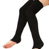 Leggings de punto para mujer transfronterizas otoño e invierno yoga baile botas por encima de la rodilla Acrílico a rayas adelgazantes calcetines de felpa