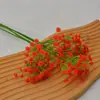 Flor de Simulación Gipsófila Decoración de Boda Nupcial Ramo de Flores para Sostener Pegamento Suave Mini Fresco Individual Gipsófila