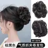 Peruca de Coque Baixo para Mulheres, Faixa de Cabelo de Cabelo Humano Real, Coque de Cabelo Estilo Antigo Hanfu, Acessório de Cabelo Natural Fofo, Ferramenta Fácil para Penteado