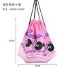 Bolsa de playa con LOGO imprimible bolsa de natación fitness de doble hombro con cordón bolsa de almacenamiento faja bolsa impermeable fábrica venta al por mayor