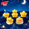 Nuevos y lindos accesorios de resina de estrella DIY pegamento de crema mini lindos caja sorpresa decoraciones de resina para coche y escritorio