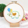 Directo de fábrica bolsa de materiales para bordado DIY de animales de dibujos animados para niños producción estudiantes principiantes a transfronterizo