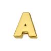 8MM letras brilhantes douradas DIY letras chaveiro letras douradas atacado desgaste com letras de diamante joias