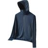 Ropa de Protección Solar para Exteriores Upf50+ para Hombre en Verano Protección UV Seda de Hielo Fresca con Capucha Pesca Ropa Fina de Protección Solar