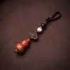 Artesanía de Calabaza Lacada con Incrustaciones de Nácar, Colgante de Calabaza Lacada, Colgante para Bolso, Colgante para Teléfono, Colgante para Llaves, Colgante para Coche, Accesorio Decorativo