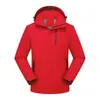 2026 Nueva Chaqueta de Montañismo Impermeable de Grosor Medio con Forro de Polar Integrado para Pareja Ropa de Trabajo Ropa Exterior con Logo Estampado