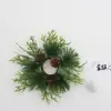 Coronas de Velas, Decoraciones Navideñas, Adornos Festivos, Productos de Imitación Hechos a Mano, Comercio Transfronterizo al por Mayor, Coronas de Velas de Plástico