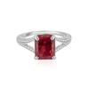 Anillo de plata esterlina s925 transfronterizo para mujer, con incrustaciones manuales de diamantes de alto carbono, corte de flor de hielo, anillo de azúcar rectangular de 8 x 10, joyería fina
