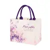 Bolsa de Lona Personalizada con Diseño Impreso, Bolsa de Compras Ecológica, Bolsa de Lona, Bolsa Impresa Multicolor, Bolso de Mano Publicitario Cultural y Creativo, Hecho a Medida
