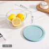 Atacado do Fabricante Tigela de Macarrão Instantâneo para Estudante com Tampa Tigela Redonda de Vidro Durável Caixa de Almoço para Micro-ondas Utensílios de Mesa Presente Corporativo