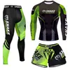 Uniforme de Boxeo, Lucha, Sanda, MMA, Artes Marciales Mixtas, UFC, Traje de Entrenamiento de Fitness, Conjunto de Ropa Ajustada de Secado Rápido, Entrenamiento de MMA