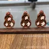 Sándalo Premium Laoshan Tres Vidas Tres Mundos Calabaza Zorro de Nueve Colas Cabeza de Oso Accesorios DIY Accesorios para Pulsera