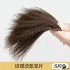 Postizo de Cabello de Estambre de Maíz para 3X de Volumen Capilar, Postizo de Corona Alta Francesa Rizada Sin Costuras, Topper Capilar Invisible para Realzar el Volumen del Cabello