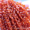 Venta al por mayor y al por menor 6*8 Ágata Roja Agujero Horizontal Pendientes Pequeños de Gota de Agua Joyería Nupcial Pulsera Colgante Ágata Roja Natural