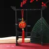 Estilo Chinês Peixe Auspicioso Decoração Pendente Festiva para o Ano Novo Tassel Bordado Sachê Em Estoque Viagens Seguras Decoração Pendente para Carro