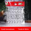 Pendente de Coluna de Gelo Transparente Criativo de Natal Transfronteiriço Pingente de Fio Novo Suprimentos de Decoração para Árvore de Natal