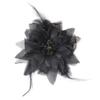 Nueva Moda Flor Grande Tela Accesorios para el Cabello Flor de Peonía para la Cabeza Headdress para Baile Cuadrado Pasador Diadema con Flor para Niños