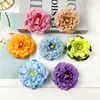 Tang Feng Pez Dragón Flor de Peonía Cabeza Bolsita de Materiales para Hacer Tocados Étnicos Minoritarios DIY Pasador Hecho a Mano Flor Acompañante Regalo Flor Artificial