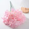 Exportación Personalizada 5 Cabezas Hortensia Mallorca Ramo Hortensia Grande Flor de Seda Hogar Boda Decoración Flor Flor Artificial Venta al por Mayor