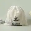 Bolsas de Armazenamento Não Tecidas em Estoque, Organização de Têxteis Domésticos, Bolsas com Cordão Espessadas, Produtos de Armazenamento para Exposições, Bolsas com Cordão à Prova de Poeira Atacado