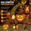 Item quente transfronteiriço: Ornamento de bandeja de mesa de madeira para Halloween fantasma, decoração de vitrine de casa, ornamento de gato preto