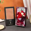 15 Rosas de Jabón Florales Caja de Regalo Ramo de Jabón Día de San Valentín Regalo de Navidad Cumpleaños Regalo Pequeño Suministro Transfronterizo
