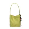 Nova Bolsa de Palha Tecida com Design Exclusivo, Bolsa de Ombro Casual e Versátil, Bolsa de Mão de Grande Capacidade para o Dia a Dia de Mulheres