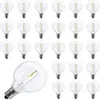 Fábrica de Origem Padrão EUA G40 Luzes LED Branco Quente Luzes Decorativas para Festa no Jardim Arranjo de Fundo para Natal Quarto Lâmpadas