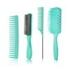 Amazon Cross-border Cabeleireiro Pente Airbag Massagem Pente Placa Grande Pente Shun Cabelo Seco e Molhado Dual-use Big Knife Tail Comb Set