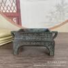 Utensílios de cobre antigos Estilo Xuande fogão simulação produto antigo orelha de elefante três pernas mini incensário Daming Xuan fogão múltiplos Atacado