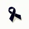 Broche Cinta Azul Cuidado del Seno Lazo Rosa Insignia Cinta Negra de Luto Ramillete