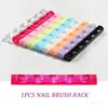 Venta caliente transfronteriza portalápices de 5 compartimentos portalápices simple de tira acrílica portalápices para arte de uñas japonés portalápices ranurado ahora