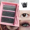 Pestañas Postizas Transfronterizas Amazon DIY Raza Mixta Asiática Aspecto Natural Gruesas en Forma de Abanico Europeas y Americanas Entrecruzadas y Voluminosas