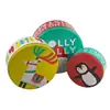 Latas Redondas de Hojalata Personalizadas por el Fabricante, Cajas de Lata para Galletas, Latas para Empaque de Alimentos, Latas Metálicas para Dulces y Snacks