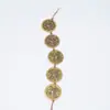 Hongda Latón Espesado Monedas de los Cinco Emperadores Recubrimiento de Encaje Antiguo Cuerda Trenzada de Latón al por Mayor Monedas de Cobre Monedas de los Diez Emperadores Colgante