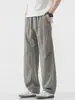 Ropa para Hombre Casa de Arce / Pantalones Casuales Finos de Verano Estilo Old Money Lino Lyocell Tencel Pantalones Largos Modernos Retro Americano para Hombre