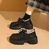 Zapatos de Cuero para Mujer Estilo Británico Cálidos con Forro de Borrego Suave para Otoño e Invierno 2026 Nuevos Mocasines Retro de Invierno con Tacón Alto y Suela Gruesa