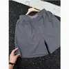 Pantalones cortos deportivos de verano para hombre, estilo americano, bordados, de piel de hielo, secado rápido, finos, para fitness, de pierna recta, de longitud de cuarto